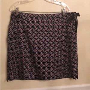 Red White and Black Chain Pattern EP Pro Golf Skirt